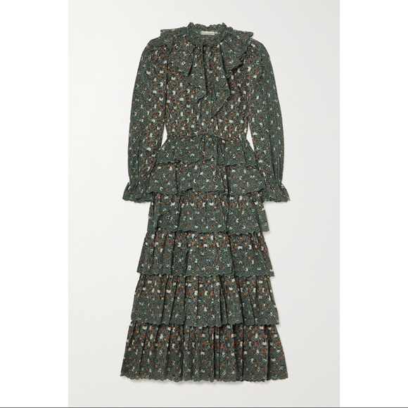 NWT Ulla Johnson Odile dress in Dragonfly green, size 2 - Picture 7 of 7